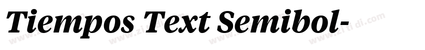 Tiempos Text Semibol字体转换 Tiempos Text Semibol字体转换
